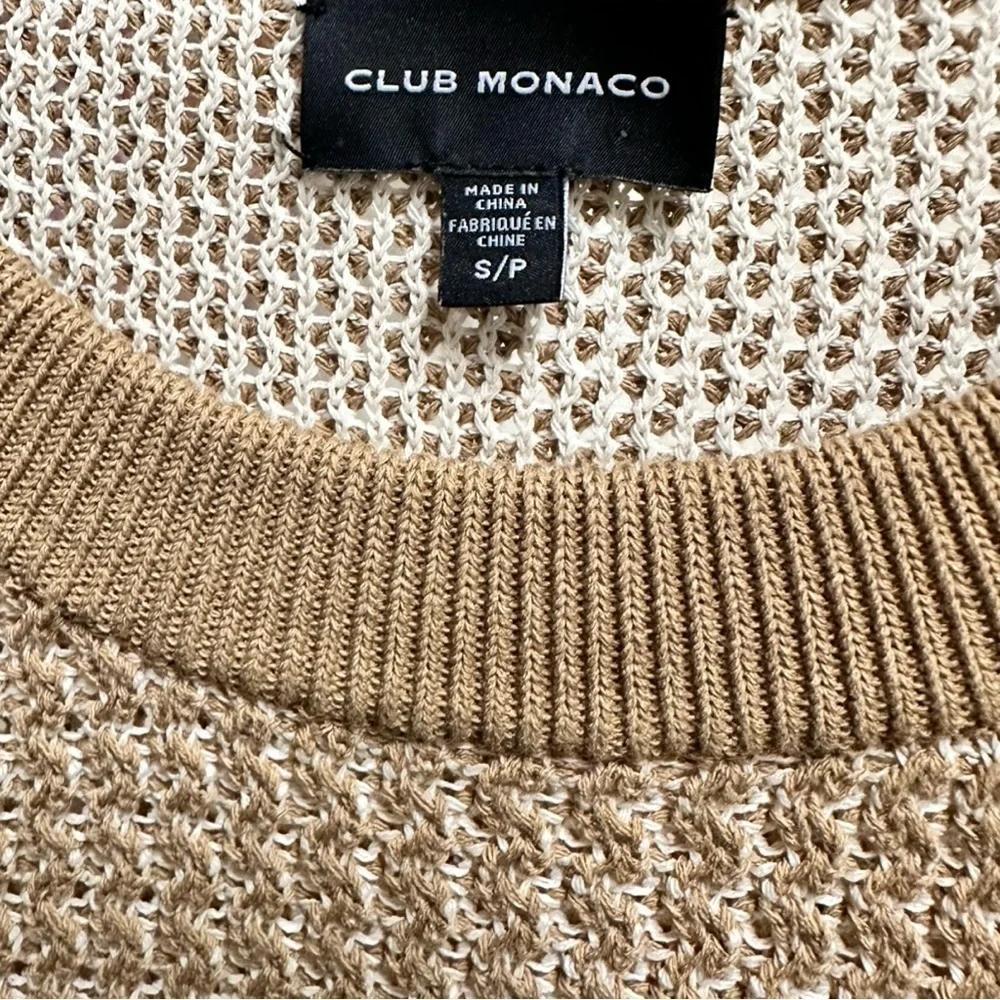 NWOT Club Monaco Sunset Woven Sweater - Picture 2 of 3